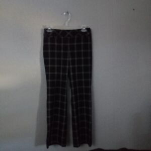 LOFT Black and White Checkered Trousers ( Bag H )